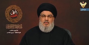 نصرالله: امام خامنه‌ای فرمانده خیمه‌گاه ماست و او را تنها نمی‌گذاریم
