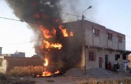 وقوع انفجار مهیب در یک منزل مسکونی در فیروزآباد میبد