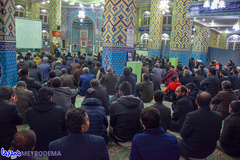 گزارش تصویری از مراسم بزرگداشت سردار شهید قاسم سلیمانی در مسجد ۱۲ امام فیروزآباد