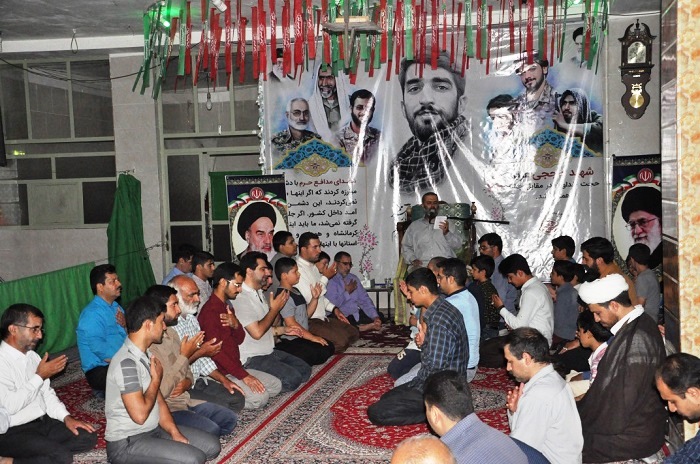 📷 تصاویر/ برگزاری سالگرد شهید حججی در محله ده‌آباد‌میبد