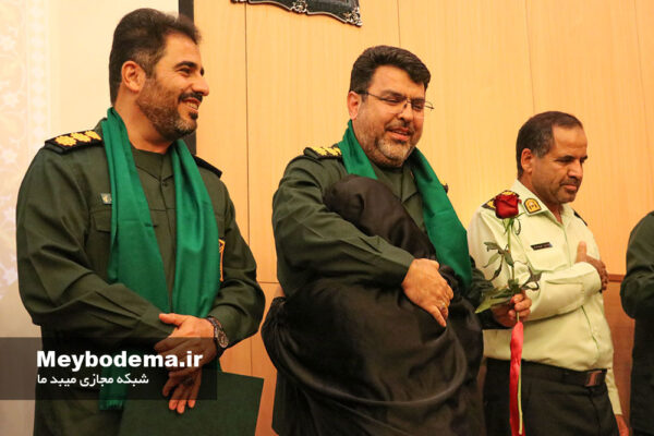 مراسم تکریم و معارفه فرمانده ناحیه مقاومت بسیج میبد