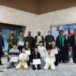 رکورد زنی بسیجیان میبدی در مسابقات رزمی استانی+ عکس