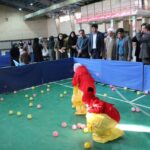 جشنواره تفریحی ورزشی کودکان شاد در میبد برگزار شد