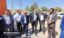 بازدید دکتر میعادفر، رییس سازمان اورژانس کشور از پایگاه اورژانس شهیدیه میبد