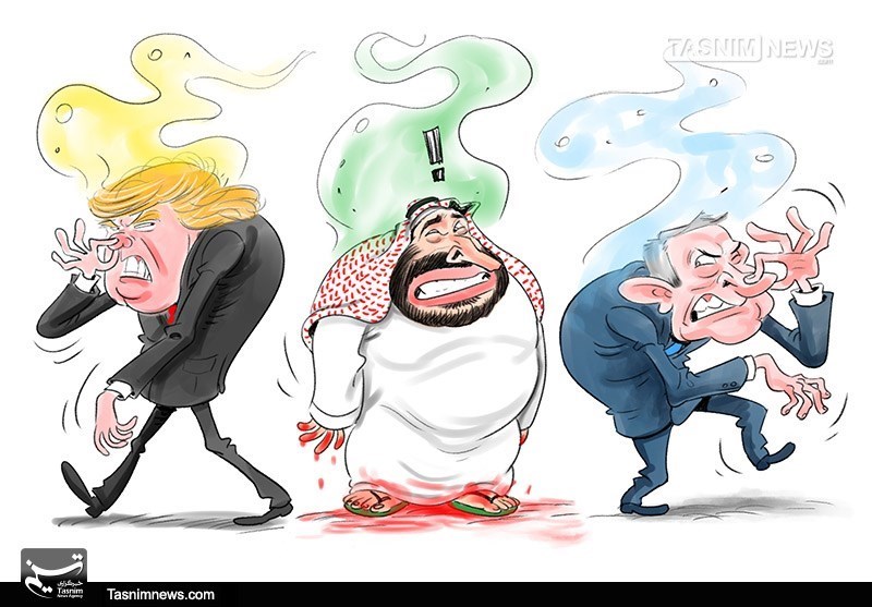 کاریکاتور/ترامپ پشت‌«بن‌سلمان» را خالی کرد