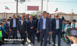 افتتاح مدرسه ۶ کلاسه شهید سجادیپور در میبد با حضور استاندار