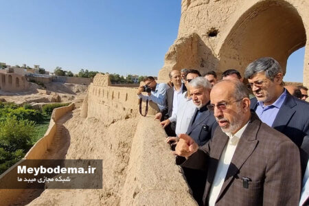 بازدید وزیر میراث فرهنگی صنایع دستی و گردشگری از بنای باستانی نارین قلعه میبد